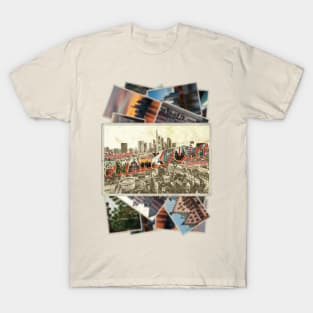 Greetings from Frankfurt in Germany Vintage style retro souvenir T-Shirt